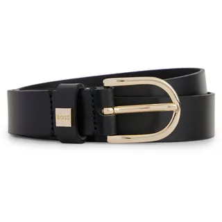 Boss Gürtel Leder 2,5 cm schwarz 75