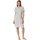 Damen Kurzarm Baumwolle Bigshirt Taschen Nightwear Silbergrau-Mel _181251 44