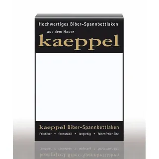 KAEPPEL Spannbettlaken Biber 90-100 x 200 cm weiß