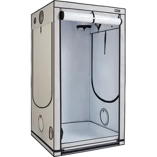 HOMEbox Growbox Wachstumszelt 120 x 120 x 220 cm Schwarz