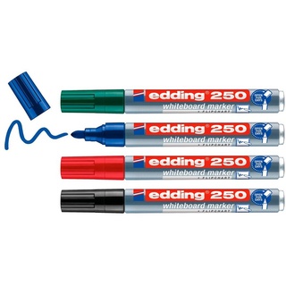 edding 250 Whiteboardmarker farbsortiert 1,5 - 3,0 mm,