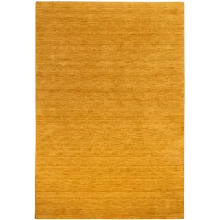 Steffensmeier Wollteppich Nomade 65/135 cm , Gelb , Naturmaterialen , Rechteckig , 65x135 cm , für Fußbodenheizung geeignet, antistatisch, strapazierfähig, in verschiedenen Größen erhältlich , Teppiche und Böden, Teppiche, Schafwollteppiche