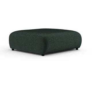Maison de Reve Pouf L Zanzibar Grün Chenille , Textil , Quadratisch , 110x37x110 cm , Oeko-Tex® Standard 100, FSC 100%, Hergestellt in Europa , Wohnzimmer, Sessel, Hocker & Hockerbänke, Sitzhocker