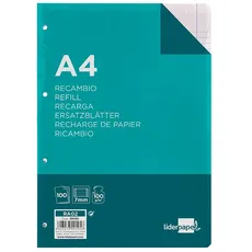 Liderpapel RA02 Ersatz mit Doppelrand 4 Bohrern