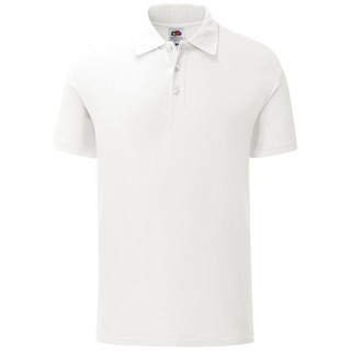 FRUIT OF THE LOOM 65/35 Tailored Fit Herren Poloshirt Slim Fit, weiß,