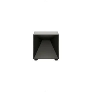 SIGOR Nutalis mini - Dimmbare würfelförmige LED Akku-Tischleuchte Indoor & Outdoor, IP54 spritzwassergeschützt, Höhe 8 cm, aufladbar mit easy-connect puk, 9 h Leuchtdauer, nachtschwarz