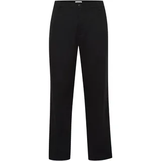 Stoffhose SOLID "Stoffhose SDAlann", Herren, Gr. 33, Länge 32, schwarz (true schwarz), Obermaterial: 65% Polyester PES. 35% Baumwolle CO., Hosen Stoffhose