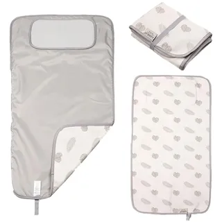 Hamur Home Tragbare Wickelunterlage Wasserdichte 40 x 70 cm Wiederverwendbare Baby Wickelauflage Maschinenwaschbar für Unterwegs Wickel Clutch (Leaves)