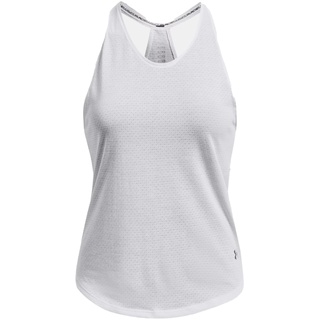 Under Armour Damen UA Streaker Tank Weste, Weiß/Weiß/reflektierend, S