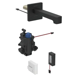 Geberit 116298141 Brenta WT-Arm.,Wandmontage, Batterie - Schwarz
