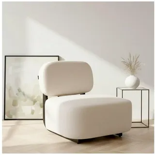 Home Affaire Loungesessel LIORAN Stoff 73 x 72 x 85 cm creme