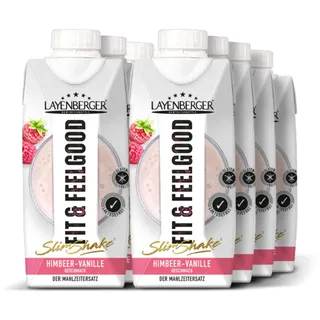 Layenberger Fit&Feelgood Slim Shake Himbeer-Vanille Drink 330 ml
