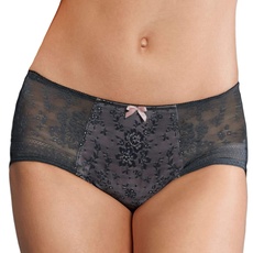 Rosa Faia Damen Fleur Taillenslip Taillenslip,,per pack Grau (anthrazit 408),38 (Herstellergröße:38)