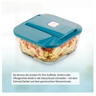 Genius Nicer Dicer Chef Professional Glasschüssel