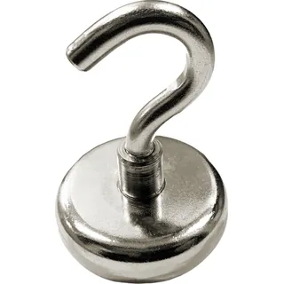 Set mit 8 Magnethaken, Größe 1 (10 mm Durchmesser, 0.75 kg, Neodym)