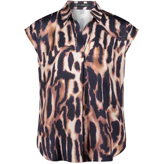 Betty Barclay Satinbluse mit Kragen Blau 36
