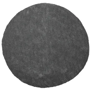 Beliani Demre Zottelteppich 140 x 140 cm Grau
