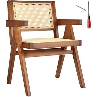 Tectake Armlehnstuhl Rattan beige