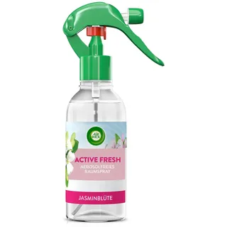 Air Wick Active Fresh – Aerosolfreies Raumspray mit natürlichen ätherischen Ölen – Duft: Jasminblüte – 1 x 237 ml