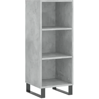 Sideboard Betongrau 34,5x32,5x90 cm Holzwerkstoff - Grau