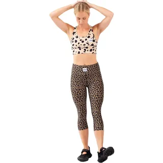 Eivy Pocket Tights 3/4 Leggings, Leopard, XS EU
