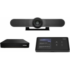 Logitech Small Microsoft Teams Rooms, Group video conferencing system, 4K Ultra HD, 30 fps, 120°, Wi, Konferenzgerät, Grau