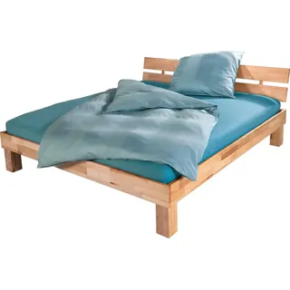 Betten-ABC Bubema Juliane Massivholzbett aus Kernbuche in Naturoptik, natur geölt,