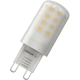 Osram LED PIN Stiftsockellampe G9 3,2W 320lm 2700K dimmbar GlowDim Ersatz Halogen für Akzentbeleuchtung langlebig 25,000h hohe Farbwiedergabe