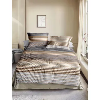 IRISETTE "Lotus 8578", rosa (kupfer), B/L: 140cm x 200cm, 1 Stk., 1 Stk., Lyocell, B/L: 90cm x 70cm, 2 teilig, atmungsaktiv