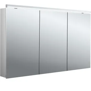 emco flat 2 classic LED-Lichtspiegelschrank mit Aufsatzleuchte, 3 Türen, 1300x729x138mm, 979706509