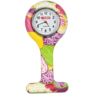 GiMa ns881 Uhr für Krankenschwestern, rund Fantasia Colori