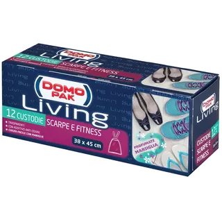 DOMO PAK Living Domopack Living Schuh-und Fitnessbeutel, durchsichtig