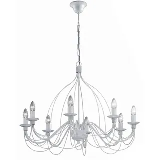 Ideal Lux CORTE SP8, 8 Glühbirne(n), E14, IP20, Weiß - Weiß