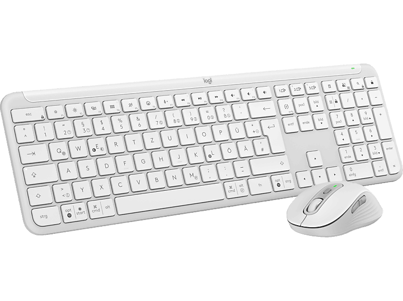 Bild von MK950 Signature Slim Combo Off-White, Logi Bolt, USB/Bluetooth, DE (920-012484)