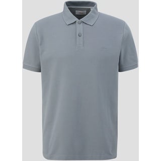 S.Oliver Poloshirt mit Logostickerei s.Oliver mid grey, XXXL