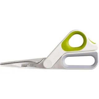 Joseph Joseph PowerGrip Küchenschere mit Daumengriff Edelstahl 22,4 x 9,1 x 1,8 cm weiß/grün