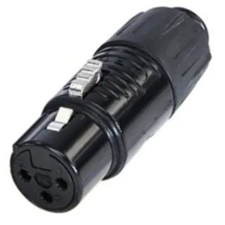Rean AV RA3FT-B XLR-Adapter Mini-XLR-Stecker - Mini-XLR-Buchse Polzahl:3 1 St.