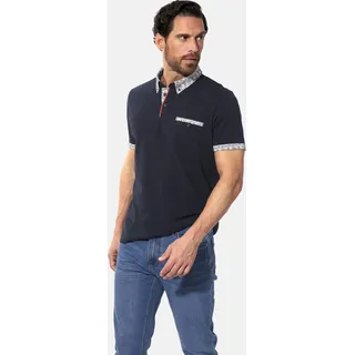 Poloshirt BABISTA "Poloshirt CALETELLI", Herren, Gr. 3XL, blau (dunkelblau), Obermaterial: 100% Baumwolle CO., Shirts Poloshirt