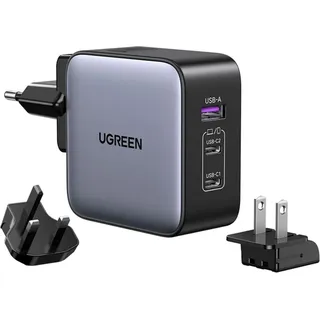 UGREEN Nexode GaN 65W Travel Adapter (US/UK/EU)