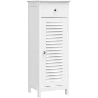 VASAGLE Badschrank 30 x 87 x 30 cm Weiß