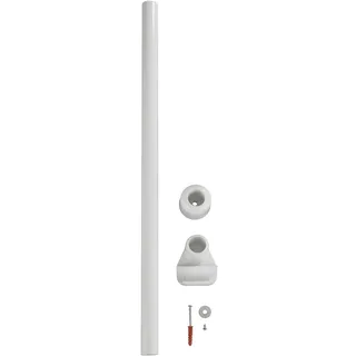 Wenko Wenko, Duschgleitstange Ø Brausehalter, Deckenstütze für Teleskop-Duschstange,