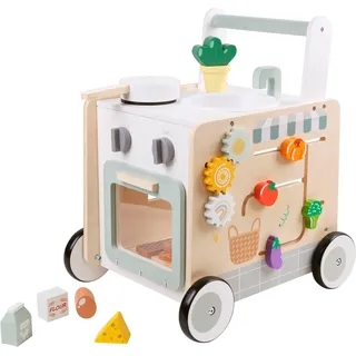 Bayer Chic 2000 CHIC2000 Lauflernwagen »Activity-Walker, Holz-Spielküche«, bunt,