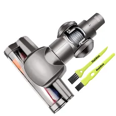 Italdos Turbinendüse Elektrische Bürste kompatibel für Dyson V6 DC58 DC59 DC61 DC62 Parkettbürste mit Weiche Rollen Einfache Reinigung mit Quick Release