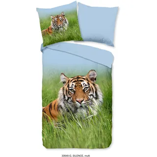 Duvet cover Good Morning 135x200 + 1* 80x80 cm - tiger - Bunt