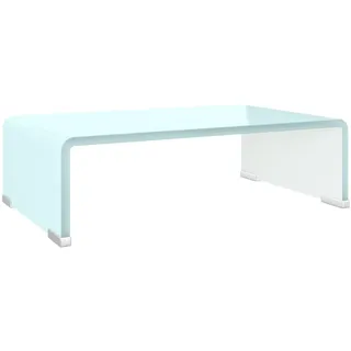 vidaXL TV-Aufsatz/Monitorerhöhung Glas Grün 40x25x11 cm - Grün
