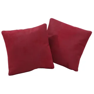 Home affaire Sofakissen "Palmera, B: 45 cm" Set: 2 Stück, passend zur Serie, bordeaux