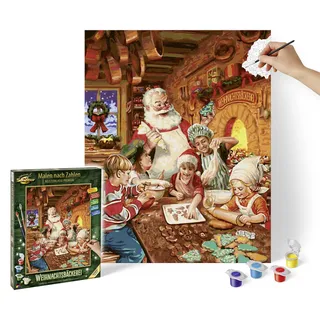 Schipper Weihnachtsbäckerei Malen nach Zahlen 1 St. mehrfarbig 40 x 50 cm