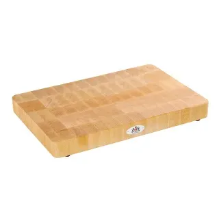 Zassenhaus Hackblock, Butcher Board aus massivem Stirnholz, Maße ( L x B x H): 45 x 30 x 4,5 cm