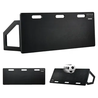 Vevor Fußball Rebound Board, Tragbares Bounce Board 1150 x 450 mm, HDPE Rebounder Wand Rebound Equipment, Kinder & Jugendliche, Trainingsboard, Rebounder Kicker für Fußballtraining, Schwarz