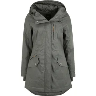 Parka OXMO "Parka OXBella", Damen, Gr. S, grau (dunkelgrau), Obermaterial: 100% Polyester PES., Mäntel Parka